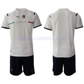 Barn Fotballdrakter Italia Borte 2021-22 Kortermet